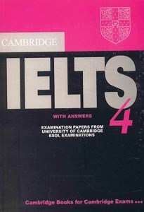 کتاب cambridge IELTS 4 examination papers کمبریج ایلتس