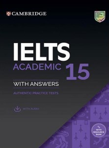 کتاب cambridge IELTS 15 academic training کمبریج ایلتس