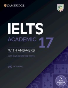 کتاب cambridge IELTS 17 academic training کمبریج ایلتس