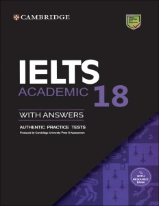 کتاب cambridge IELTS 18 academic training کمبریج ایلتس