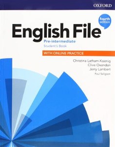 کتاب english file pre-intermediate fourth edition انگلیش فایل