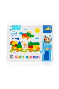 اسباب بازی سازه های نرم 25 قطعه برند زینگو