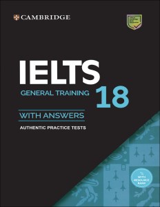 کتاب cambridge IELTS 18 general training کمبریج ایلتس