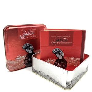 کتاب دیوان حافظ (خشتی،جعبه فلزی) نشر سپاس