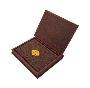 کتاب رباعیات خیام نشر پیام عدالت(رحلی،چرم،جعبه دار)