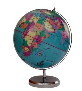 کره زمین (قطر 30 ، پایه فلزی کمان دار )برندایده