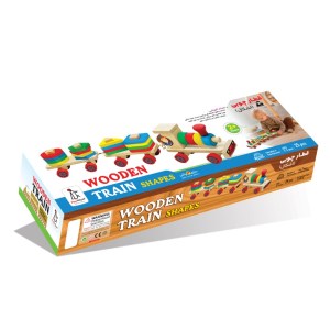 بازی مونته سوری قطار چوبی اشکال فکرآوران