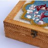 جعبه فرش چوبی گل ماهی