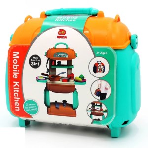 اسباب بازی استند آشپزخانه همراه وسایل آشپزخانه هوکیا