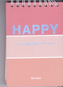 دفتر یادداشت BE HAPPY 12×8 لانگو