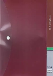 دفتر کلاسوری خط دار 26 حلقه یدک خور 100 برگ (جلد سوزنی،سیمی) الیپون