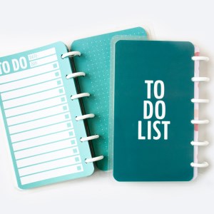 دفتر TO DO LIST دکمه ای آبرنگ