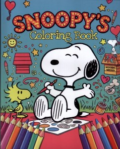 کتاب رنگ آمیزی اسنوپی snoopy نشر حوض نقزه