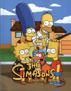کتاب رنگ آمیزی سیمپسون ها Simpsons نشر حوض نقره
