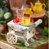 بازی سه بعدی مینیاتوری طرح مدل حیاط چای خوری fanvy tea yard ds038 برند روبوتایم