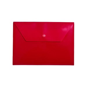 پوشه دکمه دارA5 قرمز