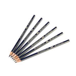 مداد طراحی فابرکاستل گرافیتی مدل 1221 گلد 3B