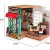 بازی سه بعدی مینیاتوری طرح کافه سیمونز Simons coffee کد DG109 برند روبوتایم